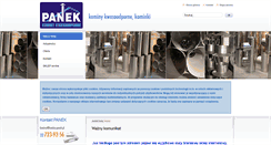 Desktop Screenshot of kominy-panek.pl